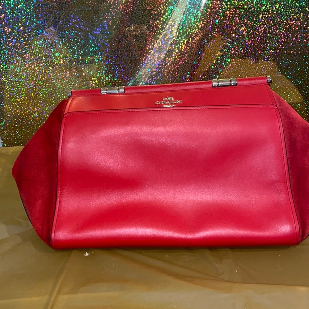 Red Coach x Selena Grace Bag